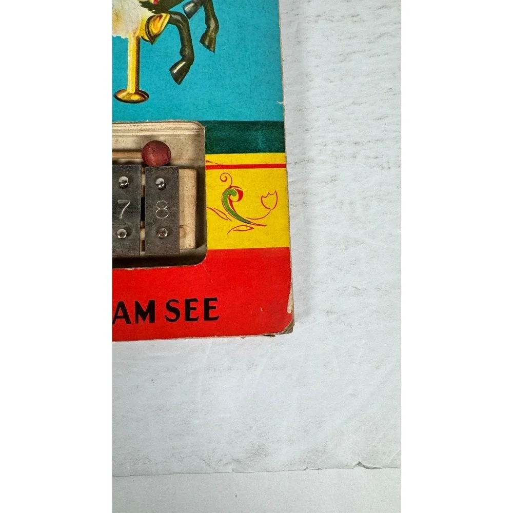 Sing-A-Song Playerbook Sam See 1947 Xylophone Music McLoughlin Bros w/ Mallet